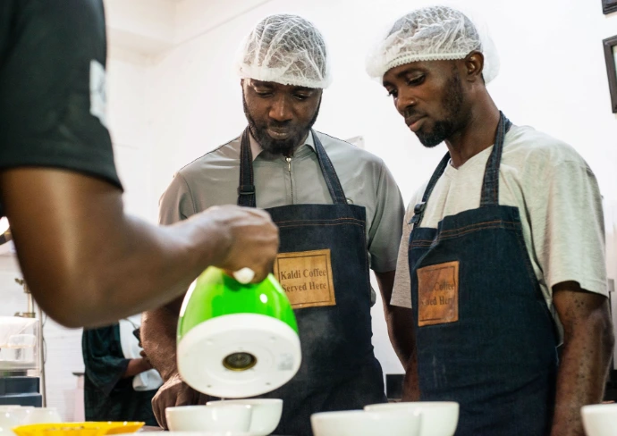 Barista Training at Kaldi Africa